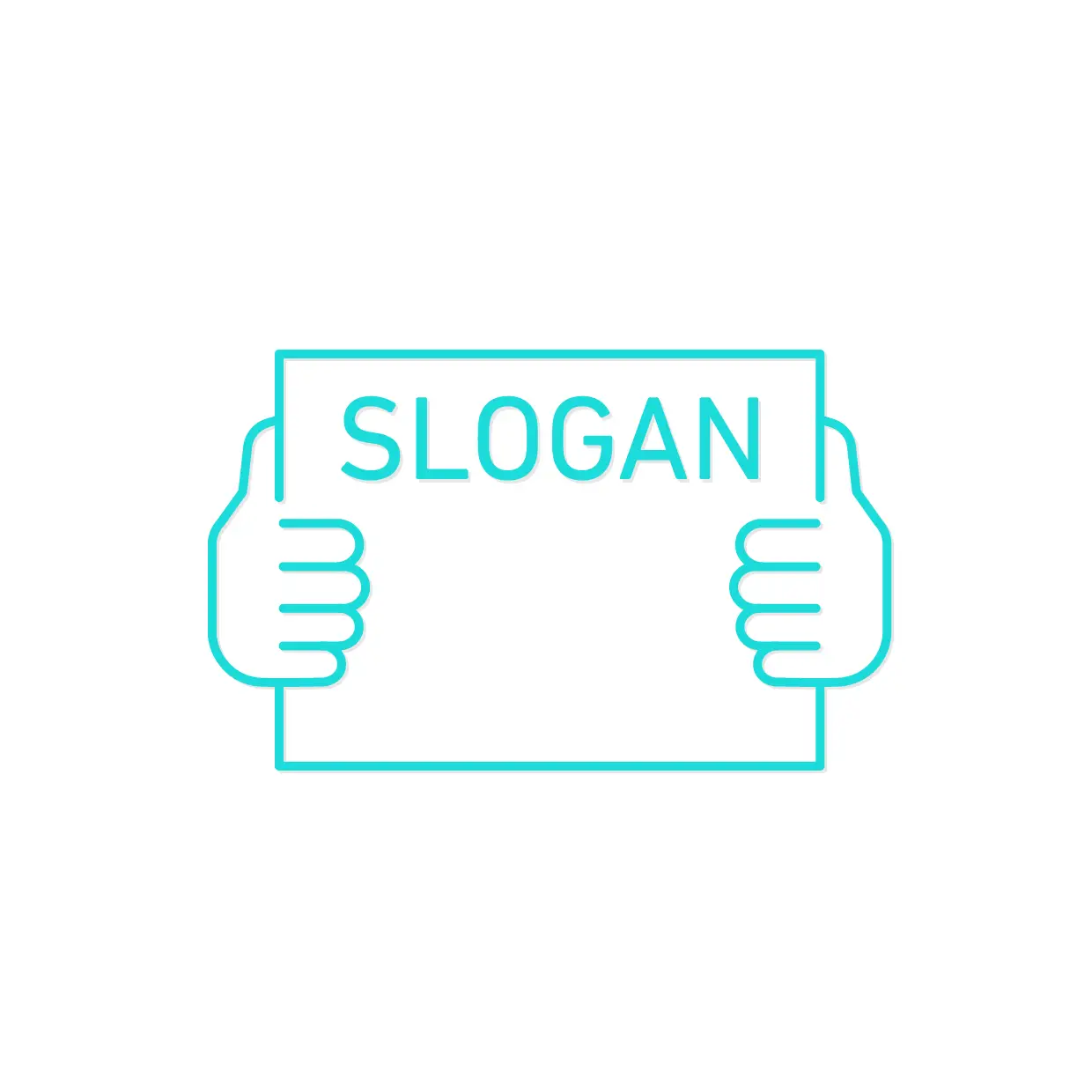 كتابة الشعار (Slogan)